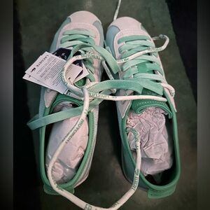 Lacoste Light Green Sneakers with White Details